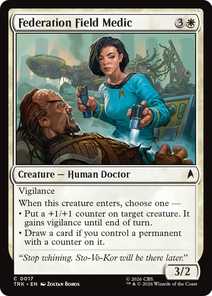 Federation Field Medic — Star Trek — Magic: The Gathering