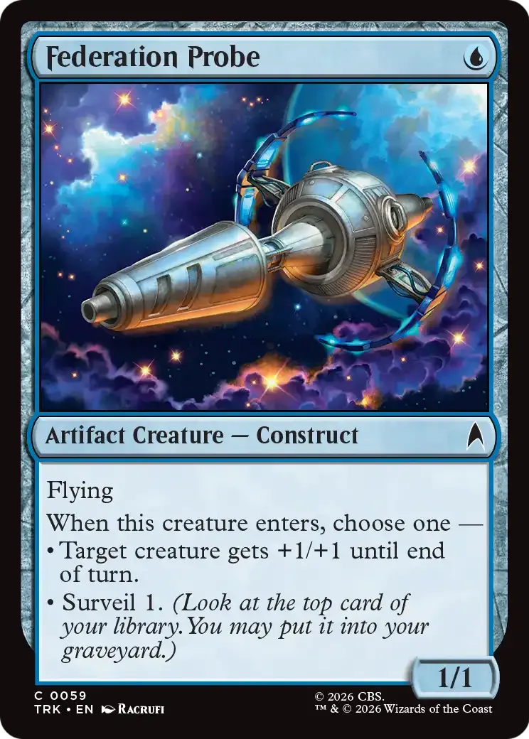 Federation Probe — Star Trek — Magic: The Gathering