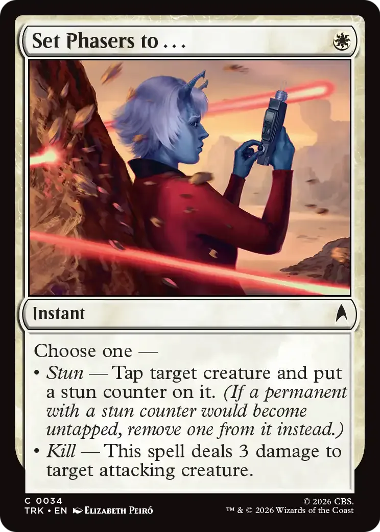 Set Phasers to . . . from Star Trek - Magic: The Gathering