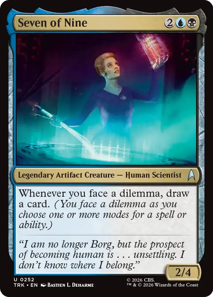 Seven of Nine — Star Trek — Magic: The Gathering