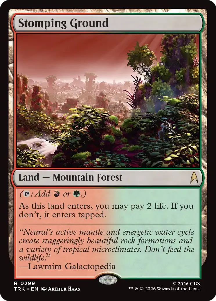 Terrain de prédilection — Star Trek — Magic: The Gathering