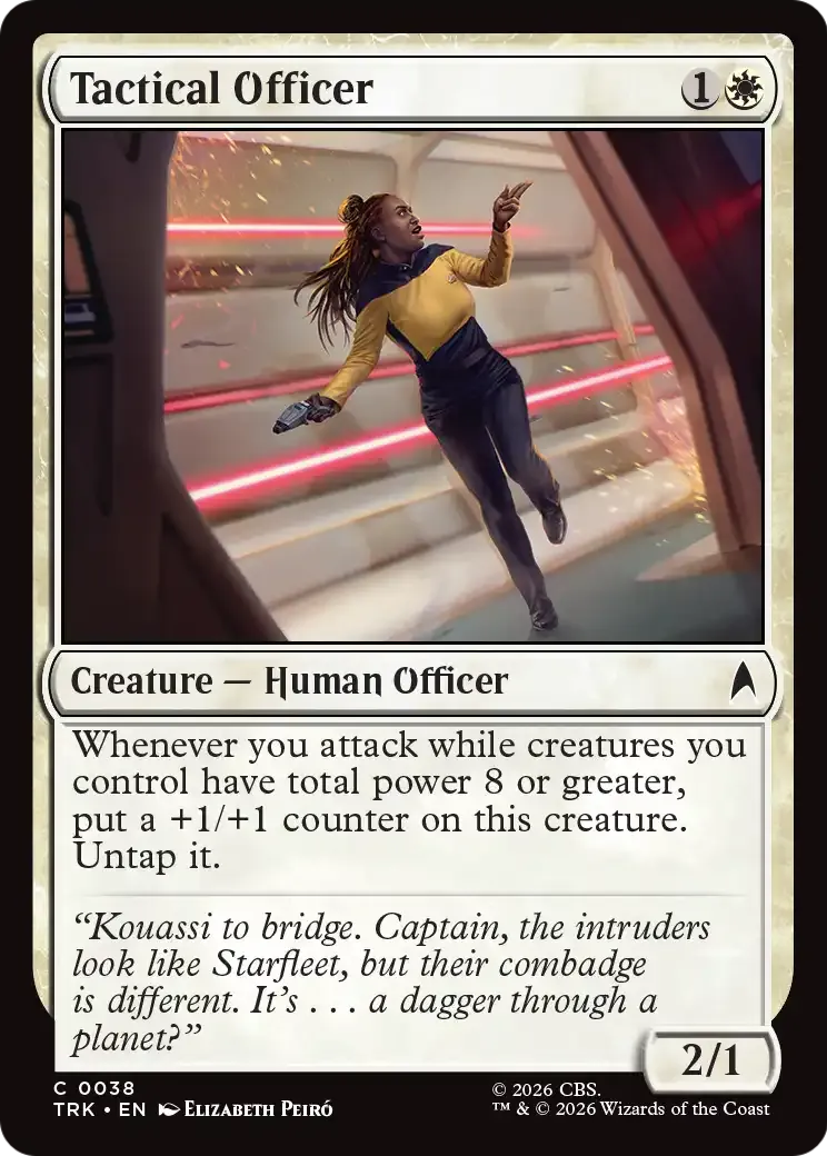 Tactical Officer — Star Trek — Magic: The Gathering