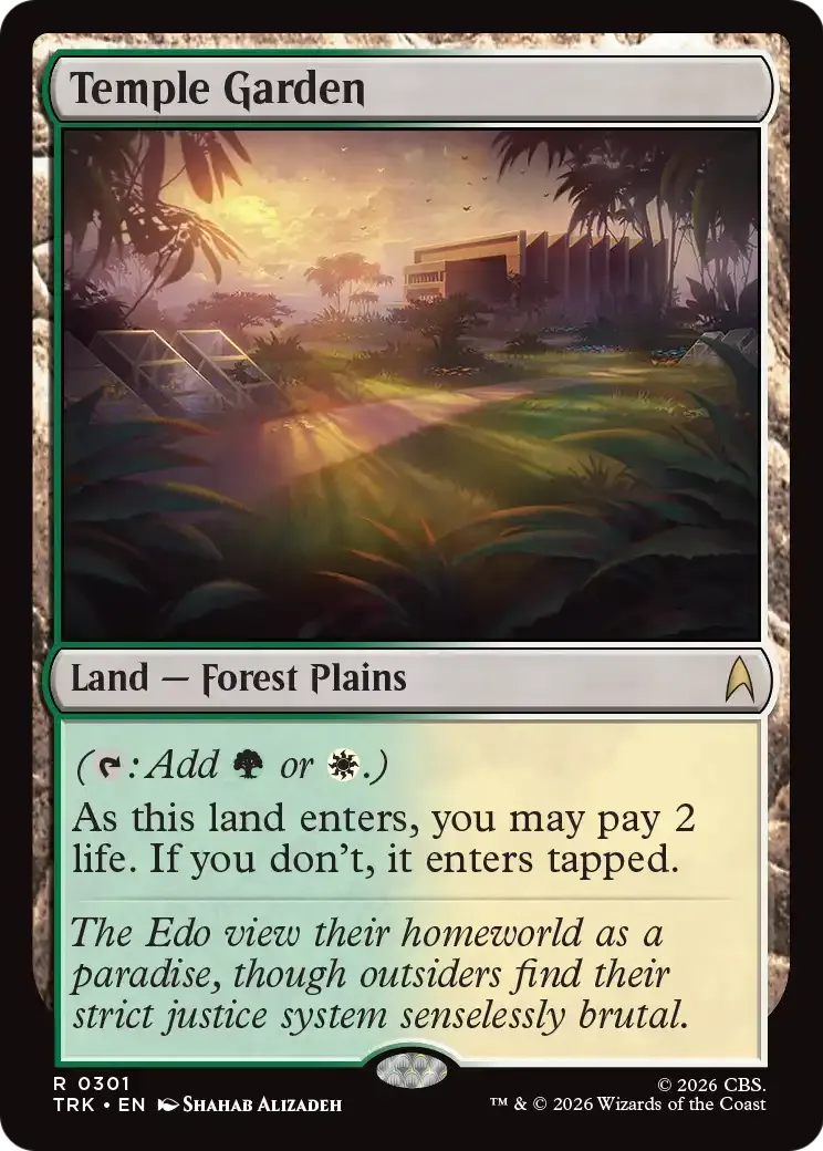 Temple Garden — Star Trek — Magic: The Gathering
