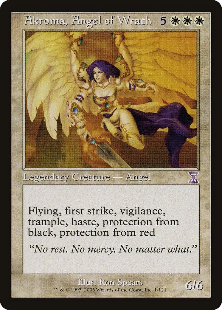Akroma, Angel of Wrath — Time Spiral Timeshifted — Magic: The Gathering