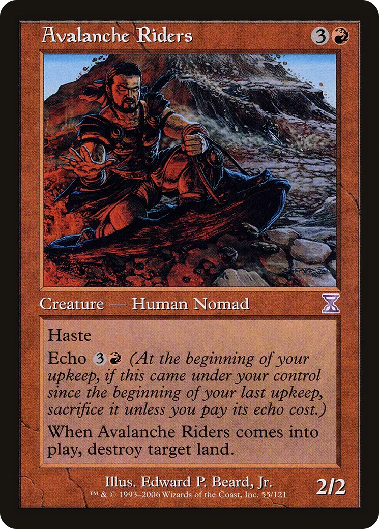 Avalanche Riders — Time Spiral Timeshifted — Magic: The Gathering