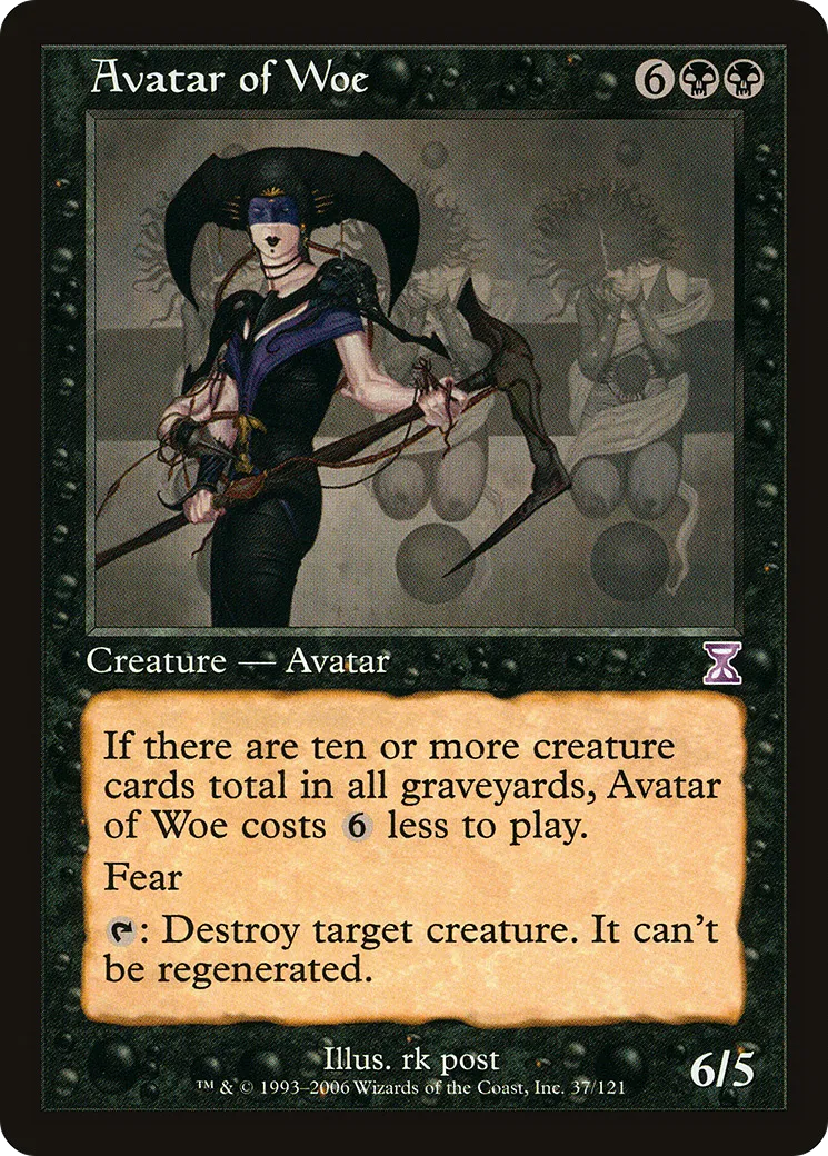 Avatar of Woe — Time Spiral Timeshifted — Magic: The Gathering
