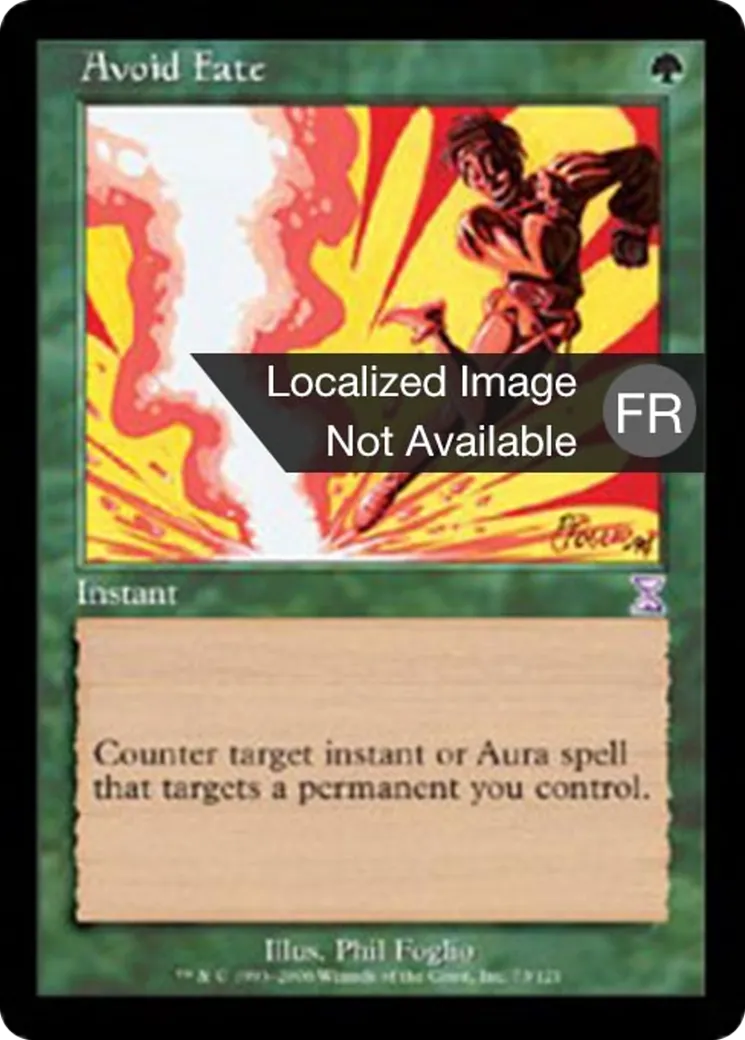 Esquive du destin — Time Spiral Timeshifted — Magic: The Gathering