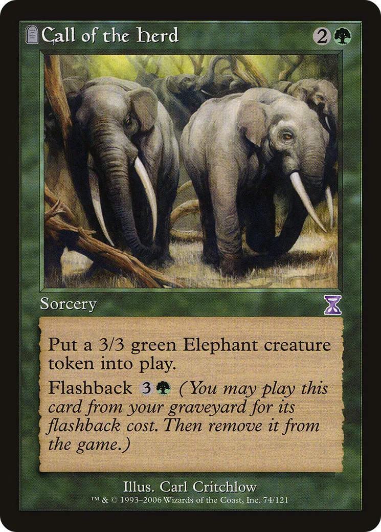 Appel du troupeau — Time Spiral Timeshifted — Magic: The Gathering