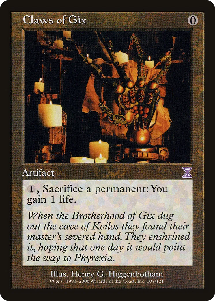 Griffes de Gix — Time Spiral Timeshifted — Magic: The Gathering