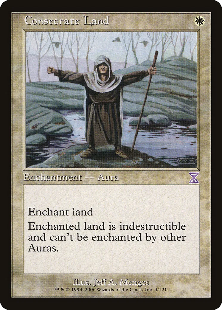 Consecrate Land — Time Spiral Timeshifted — Magic: The Gathering
