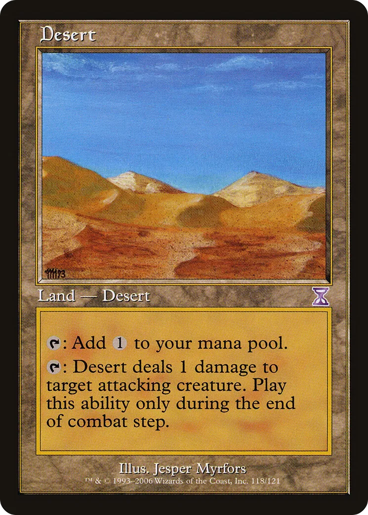 Desert — Time Spiral Timeshifted — Magic: The Gathering