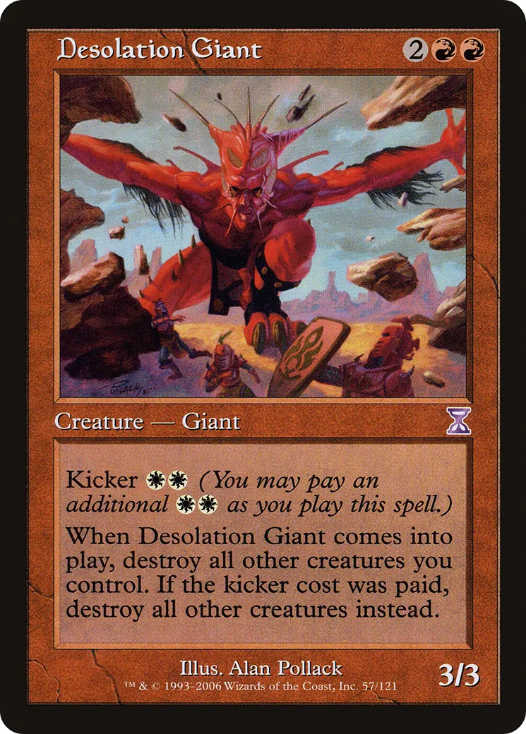 Desolation Giant — Time Spiral Timeshifted — Magic: The Gathering