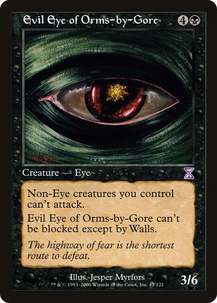 Evil Eye of Orms-by-Gore — Time Spiral Timeshifted — Magic: The Gathering