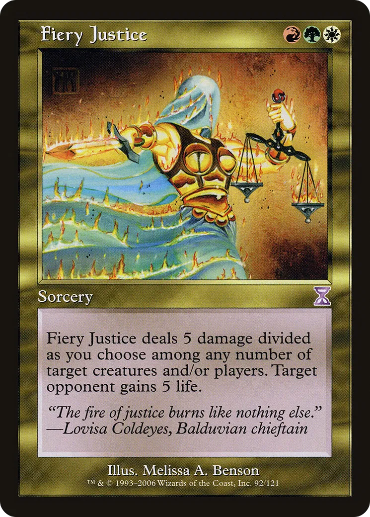 Justice ardente — Time Spiral Timeshifted — Magic: The Gathering