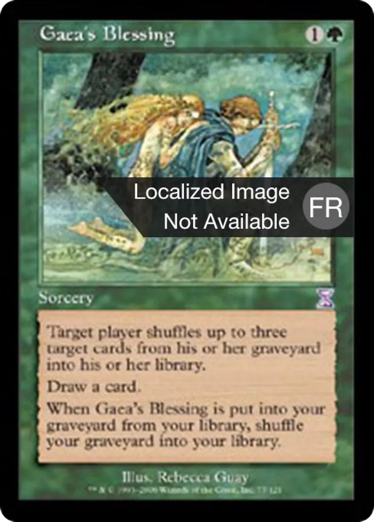 Bénédiction selon Gaia from Time Spiral Timeshifted - Magic: The Gathering