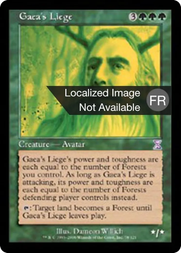 Noble féal de Gaia — Time Spiral Timeshifted — Magic: The Gathering