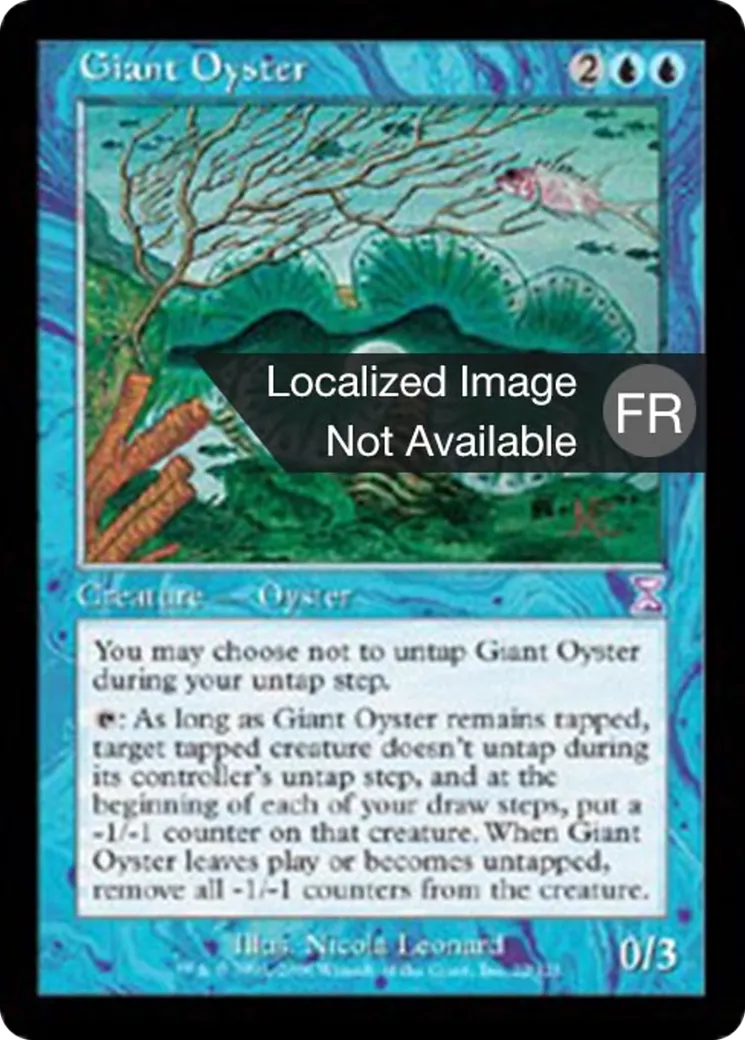 Huître géante — Time Spiral Timeshifted — Magic: The Gathering