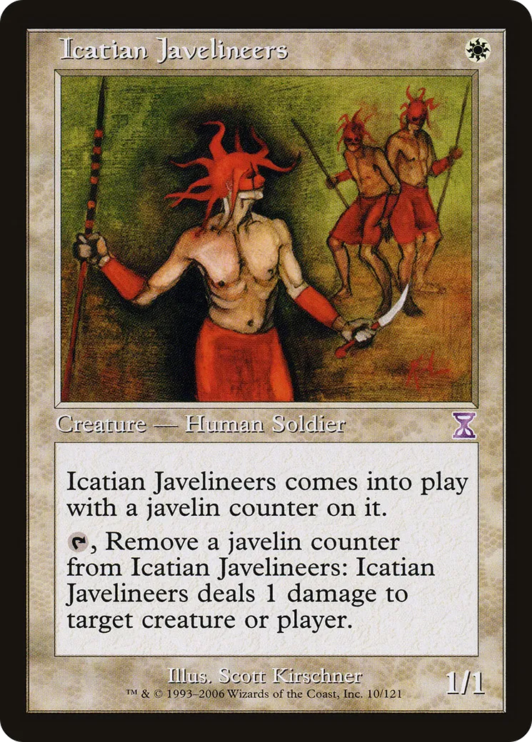 Icatian Javelineers — Time Spiral Timeshifted — Magic: The Gathering