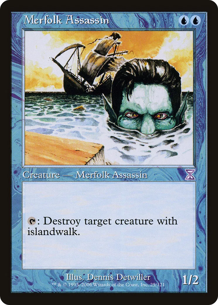 Merfolk Assassin — Time Spiral Timeshifted — Magic: The Gathering
