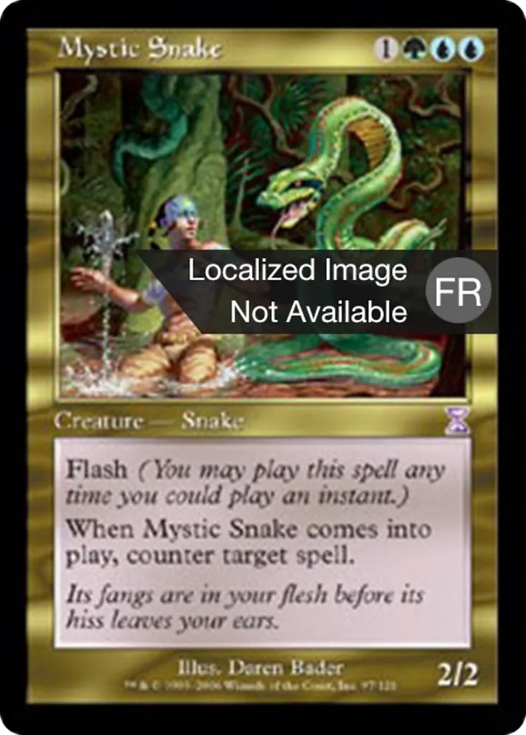 Serpent mystique — Time Spiral Timeshifted — Magic: The Gathering