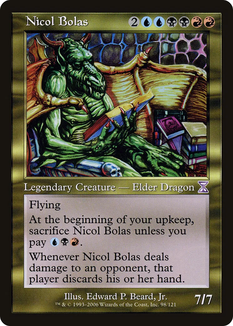 Nicol Bolas — Time Spiral Timeshifted — Magic: The Gathering