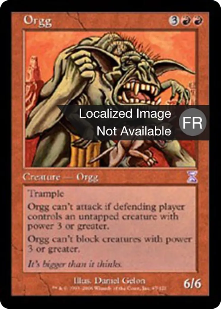 Orgg — Time Spiral Timeshifted — Magic: The Gathering