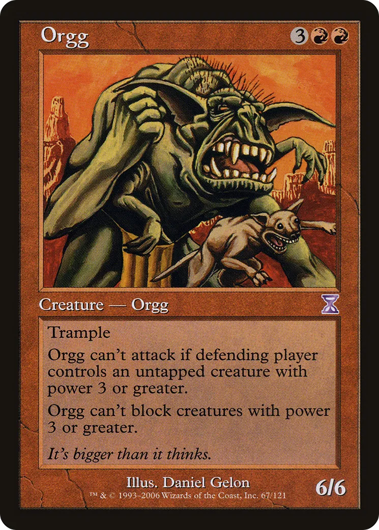 Orgg — Time Spiral Timeshifted — Magic: The Gathering