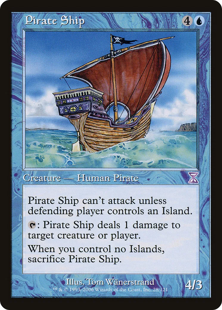 Navire pirate — Time Spiral Timeshifted — Magic: The Gathering