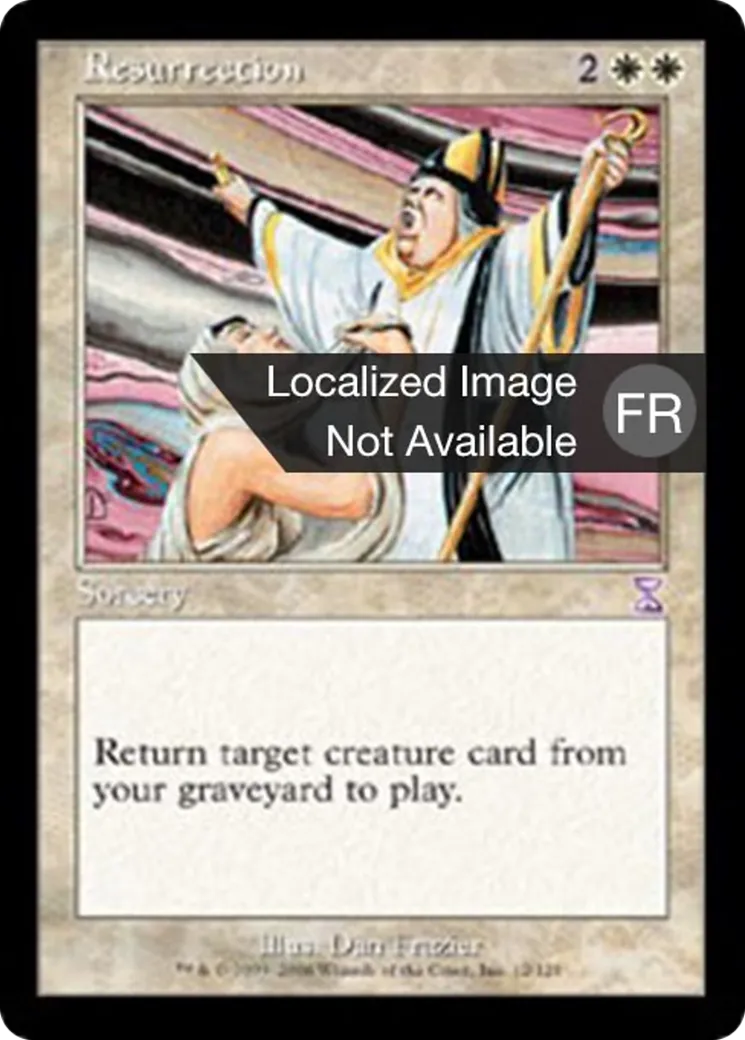 Résurrection from Time Spiral Timeshifted - Magic: The Gathering
