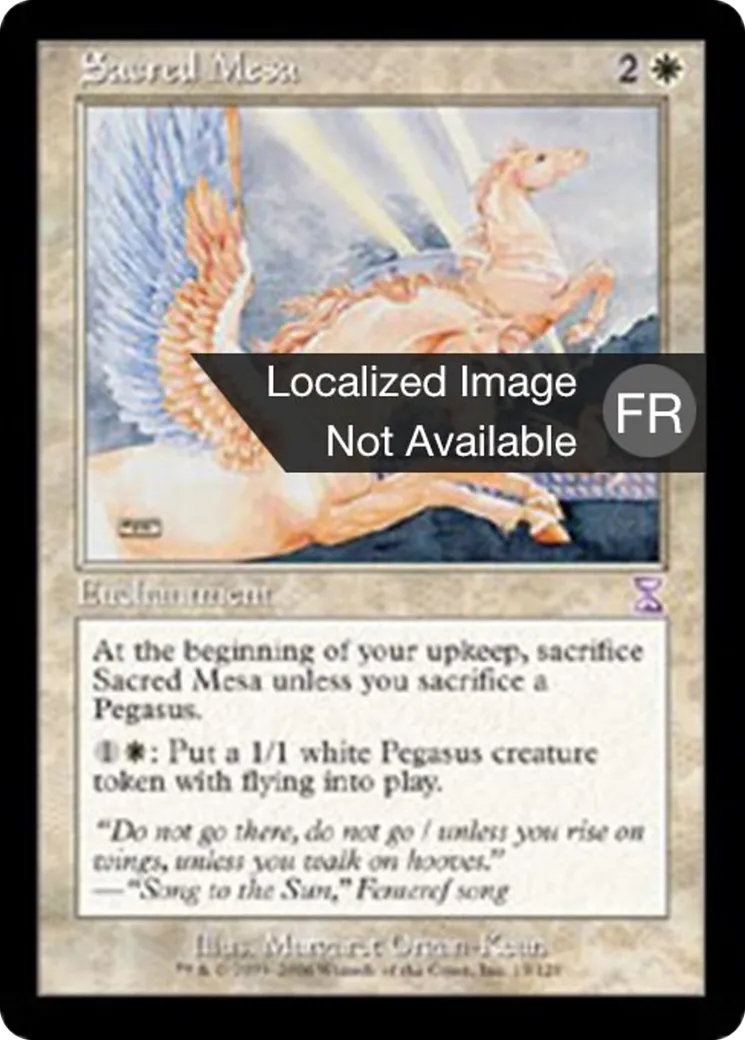 Mesa sacrée — Time Spiral Timeshifted — Magic: The Gathering