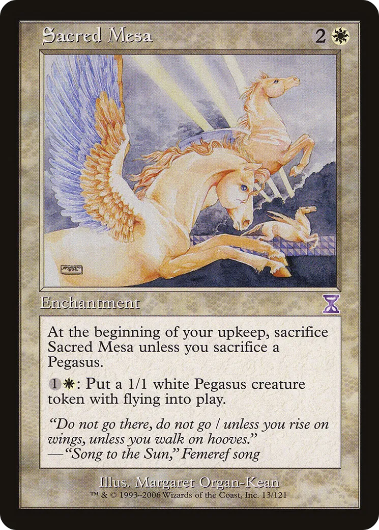 Sacred Mesa — Time Spiral Timeshifted — Magic: The Gathering