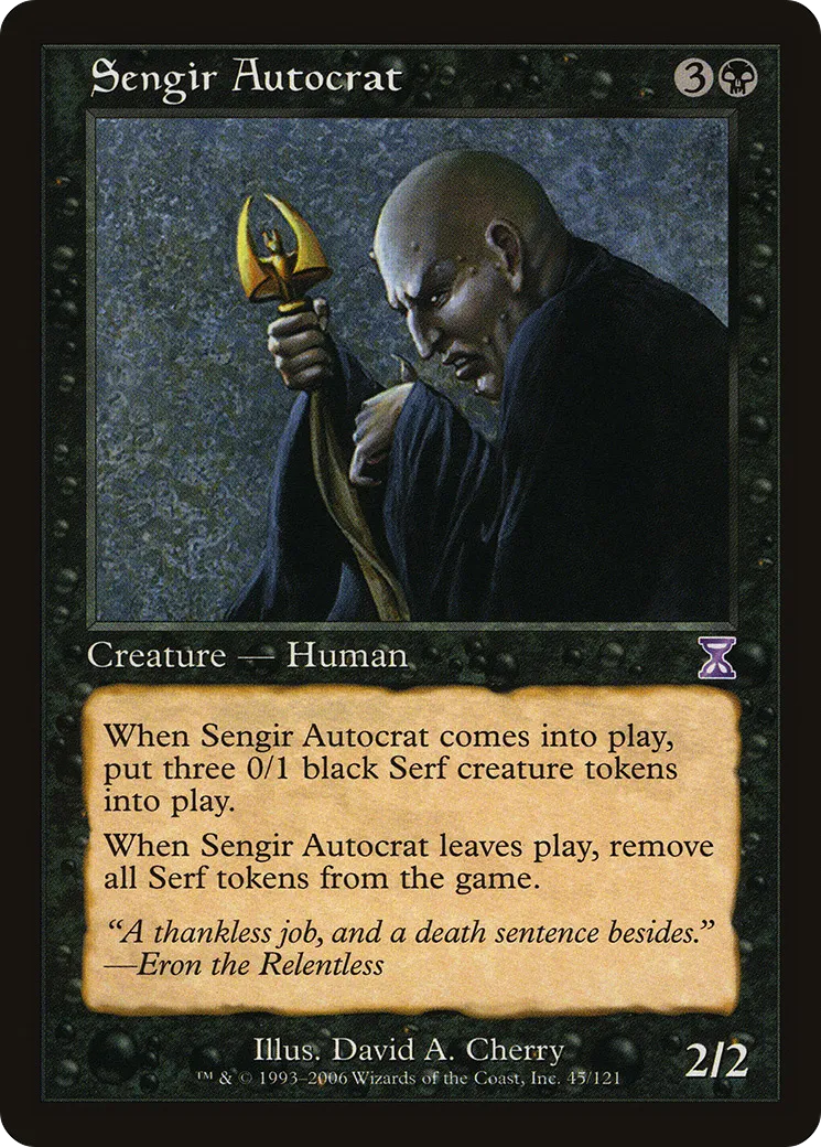 Autocrate sengien — Time Spiral Timeshifted — Magic: The Gathering