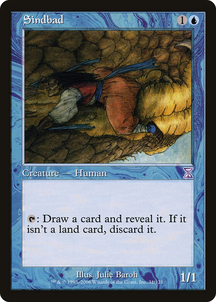 Sindbad — Time Spiral Timeshifted — Magic: The Gathering