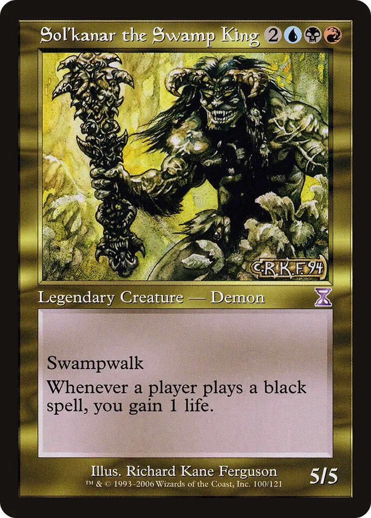 Sol'kanar le roi des marais — Time Spiral Timeshifted — Magic: The Gathering
