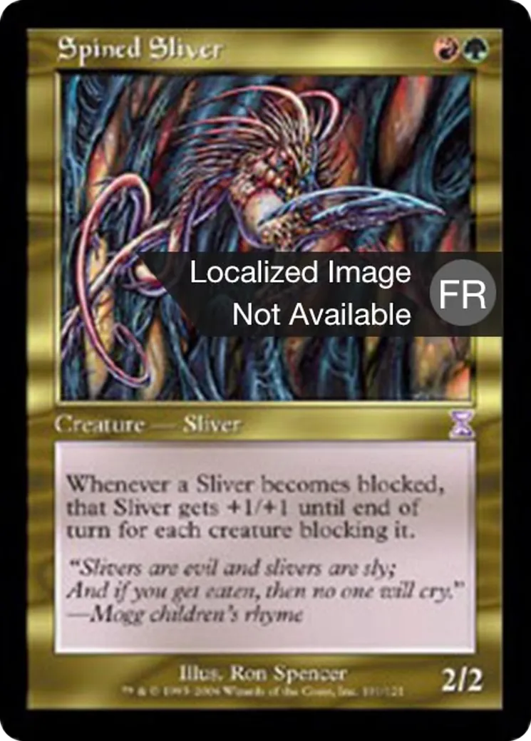 Slivoïde à piquants — Time Spiral Timeshifted — Magic: The Gathering