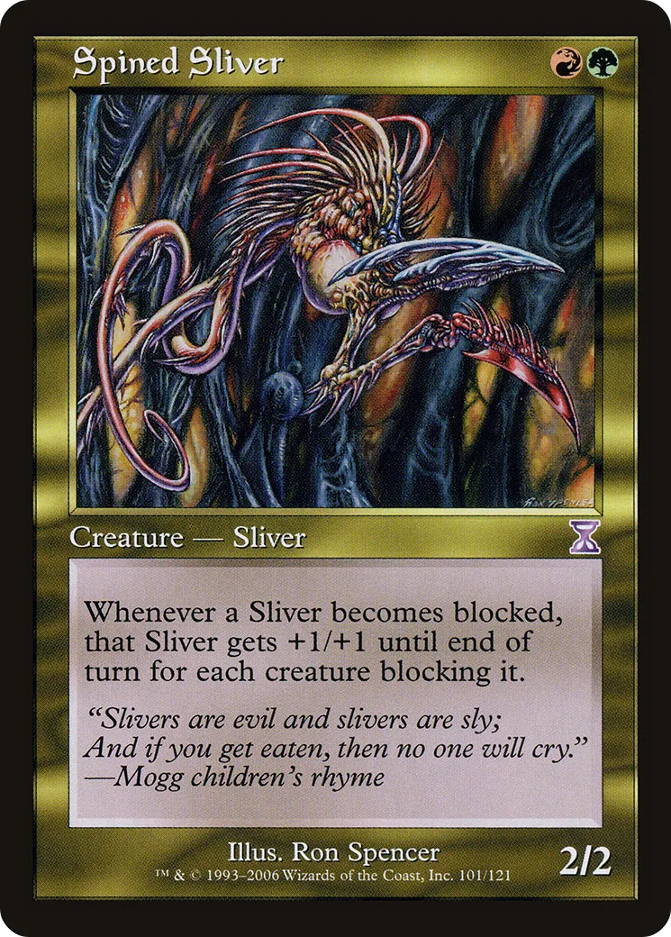 Spined Sliver — Time Spiral Timeshifted — Magic: The Gathering