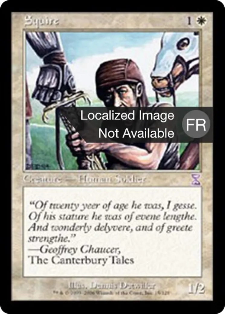 Écuyer — Time Spiral Timeshifted — Magic: The Gathering