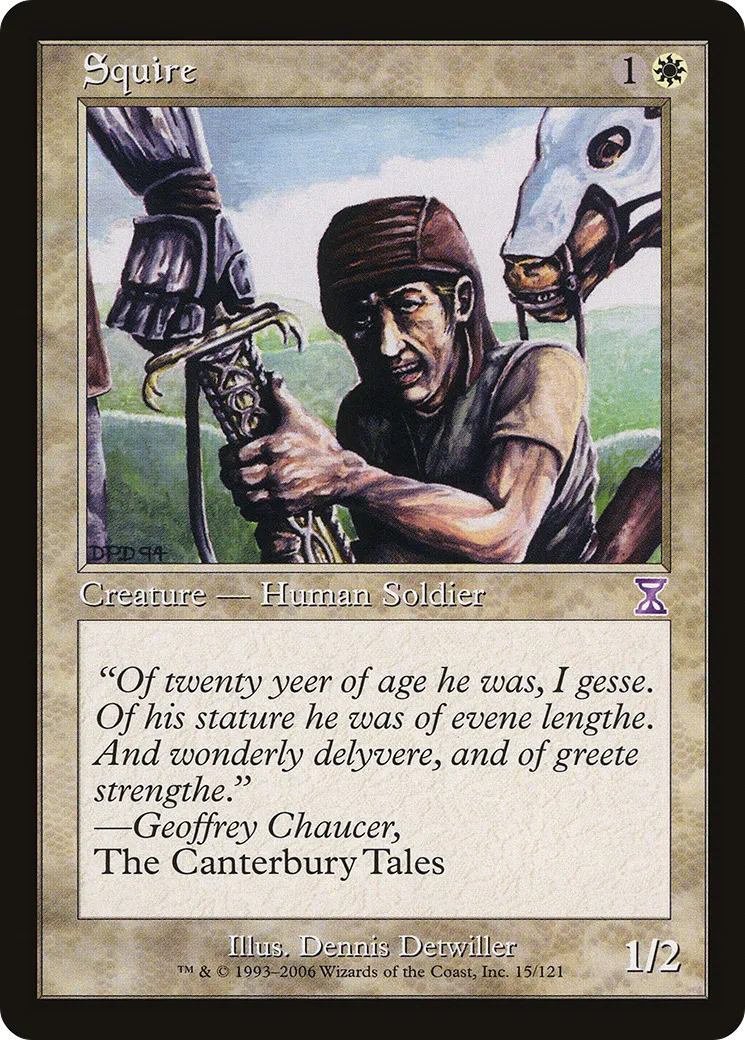 Squire — Time Spiral Timeshifted — Magic: The Gathering