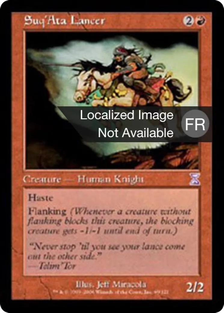 Lancier souk'ata — Time Spiral Timeshifted — Magic: The Gathering