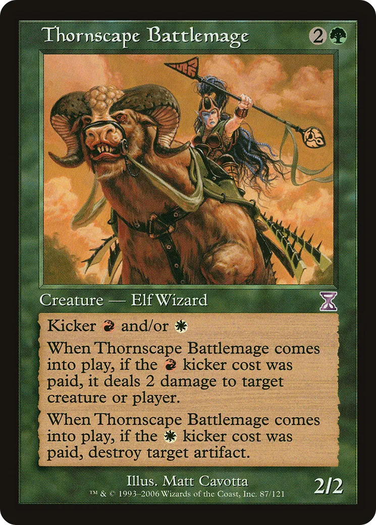Thornscape Battlemage — Time Spiral Timeshifted — Magic: The Gathering