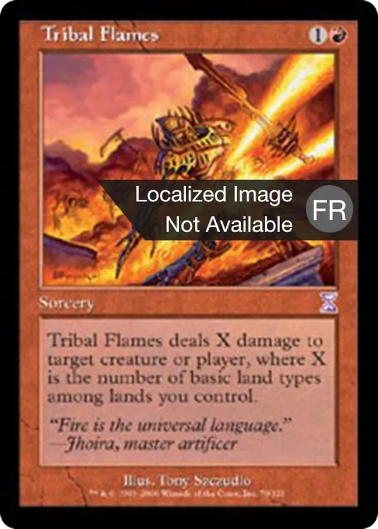 Flammes tribales — Time Spiral Timeshifted — Magic: The Gathering