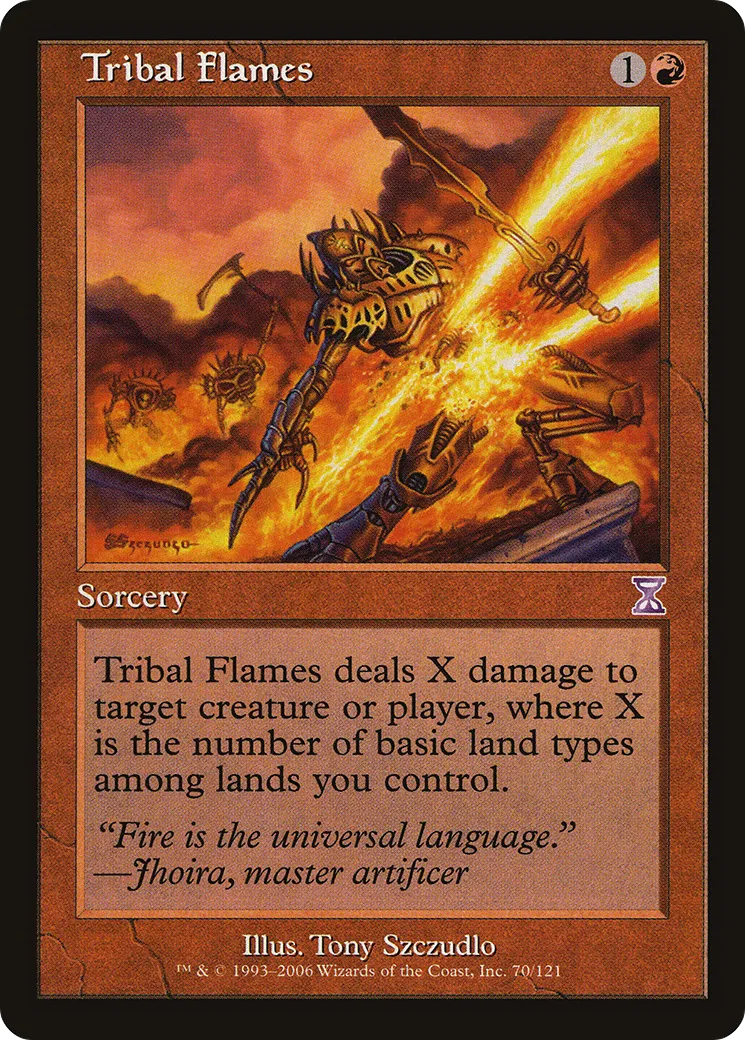 Flammes tribales — Time Spiral Timeshifted — Magic: The Gathering