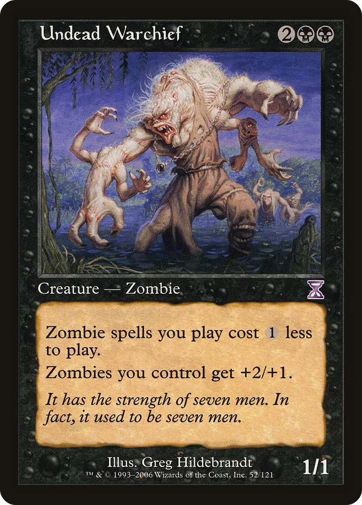 Chef de guerre mort-vivant — Time Spiral Timeshifted — Magic: The Gathering
