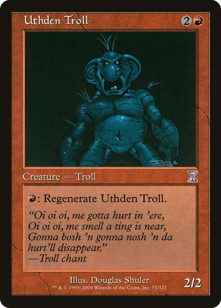 Troll d'Uthden — Time Spiral Timeshifted — Magic: The Gathering
