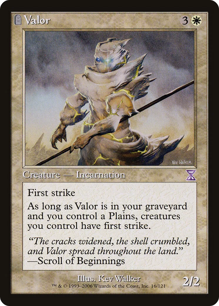 Valor — Time Spiral Timeshifted — Magic: The Gathering