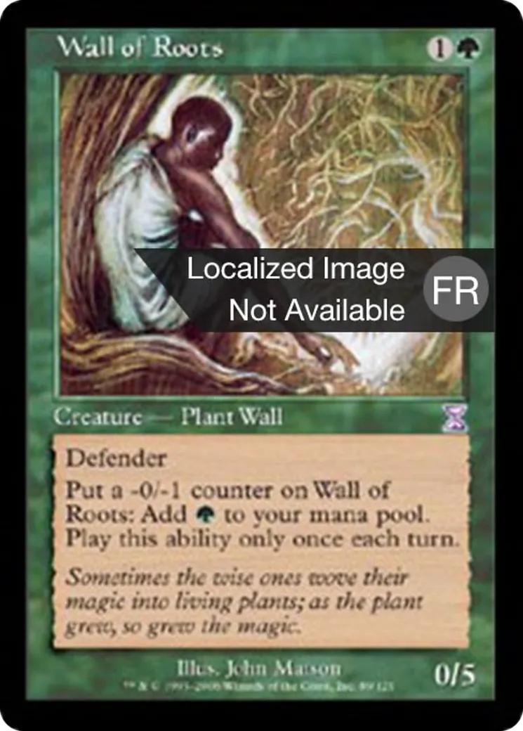Mur de racines — Time Spiral Timeshifted — Magic: The Gathering