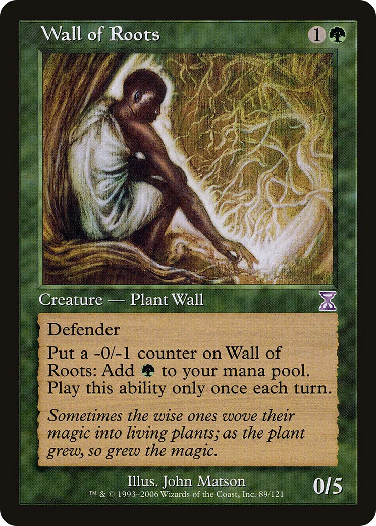 Mur de racines — Time Spiral Timeshifted — Magic: The Gathering