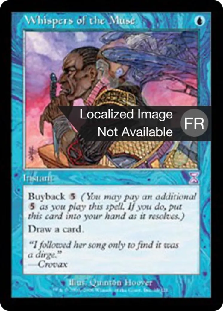 Chuchotements de la muse — Time Spiral Timeshifted — Magic: The Gathering