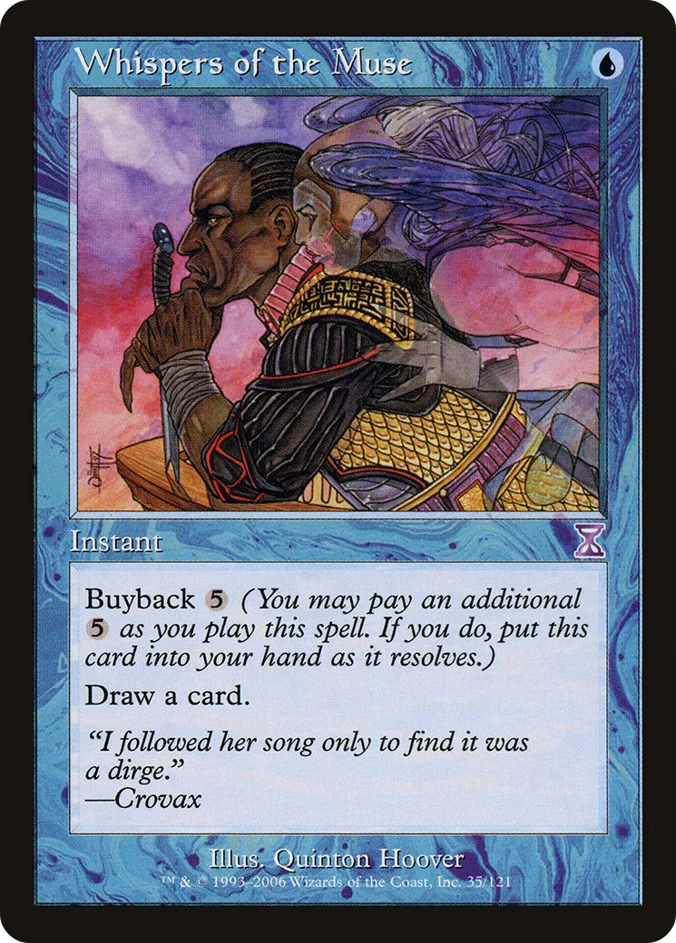 Chuchotements de la muse — Time Spiral Timeshifted — Magic: The Gathering