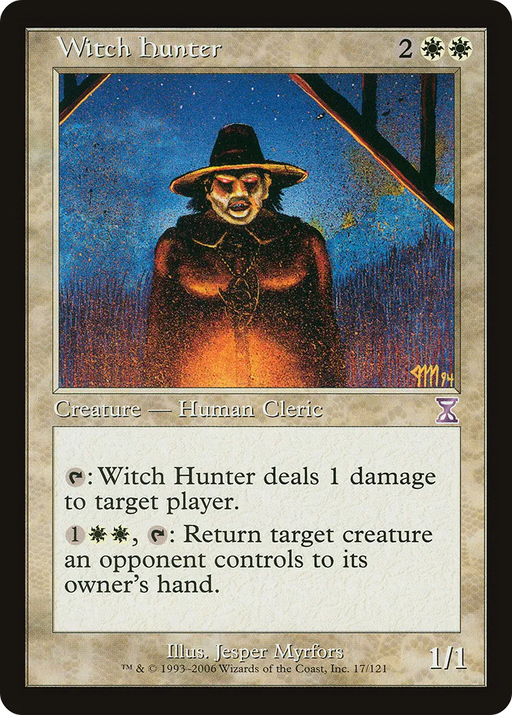 Witch Hunter — Time Spiral Timeshifted — Magic: The Gathering